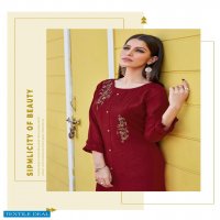 LADIES FLAVOUR COPPER STONE VOL 2 DESIGNER TOP WITH BOTTOM COLLECTION