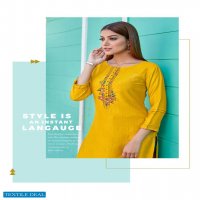 LADIES FLAVOUR COPPER STONE VOL 2 DESIGNER TOP WITH BOTTOM COLLECTION