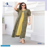 LADIES FLAVOUR LIFE STYLE VOL 4 RAYON SHRUG STYLE KURTI OUTFIT