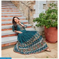 LADIES FLAVOUR RANGREZA LONG GOWN STYLE KURTIS LATEST COLLECTION ONLINE SHOP