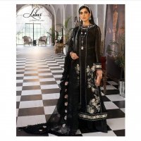 LIBAS LAUNCH LPC 12 PURE GEORGETTE WITH HEAVY EMBROIDERY WORK WEDDING WEAR SALWAR SUITS