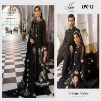 LIBAS LAUNCH LPC 12 PURE GEORGETTE WITH HEAVY EMBROIDERY WORK WEDDING WEAR SALWAR SUITS