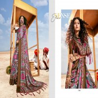LINEN SILK VOL 7 BY 5D DESIGNER SOFT LINEN EXCLUSIVE SAREE WITH COTTON MASK