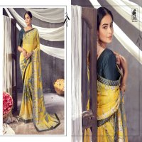 LOTUS VOL 12 BY SAHIBA HEAVY GEORGETTE WITH DESIGNER PRINT FANCY LACE EXCLUSIVE SAREE COLLECTIONS