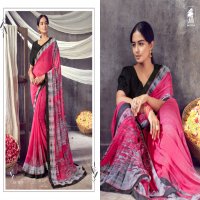 LOTUS VOL 12 BY SAHIBA HEAVY GEORGETTE WITH DESIGNER PRINT FANCY LACE EXCLUSIVE SAREE COLLECTIONS