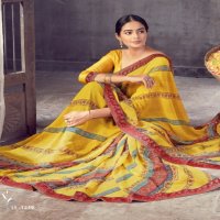 LOTUS VOL 12 BY SAHIBA HEAVY GEORGETTE WITH DESIGNER PRINT FANCY LACE EXCLUSIVE SAREE COLLECTIONS