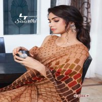 LT FASHION PRESENT SAARTHI LINEN COTTON CASUAL WEAR SAREE DEALER IN SURAT