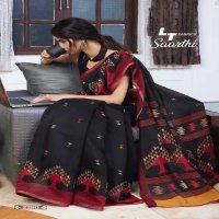 LT FASHION PRESENT SAARTHI LINEN COTTON CASUAL WEAR SAREE DEALER IN SURAT