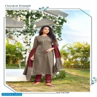 Ladies Flavour Aarohi Vol-4 Wholesale Full Stitched Top With Pants And Dupatta