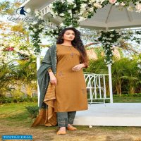 Ladies Flavour Aarohi Vol-4 Wholesale Full Stitched Top With Pants And Dupatta