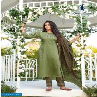 Ladies Flavour Aarohi Vol-4 Wholesale Full Stitched Top With Pants And Dupatta