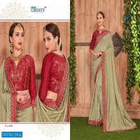 Liberty Zoom Designer Embroidered Fancy Heavy Dyed Saree Wholesale
