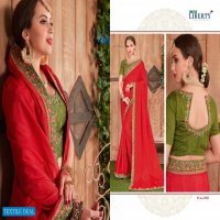 Liberty Zoom Designer Embroidered Fancy Heavy Dyed Saree Wholesale