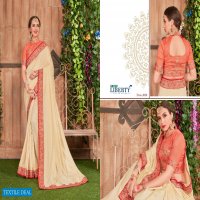 Liberty Zoom Designer Embroidered Fancy Heavy Dyed Saree Wholesale