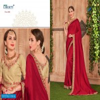 Liberty Zoom Designer Embroidered Fancy Heavy Dyed Saree Wholesale