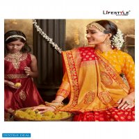Lifestyle Swetangi Wholesale Festive Ethnic Sarees