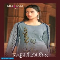Lily And Lali Fabulous Vol-2 Wholesale Tops With Dupatta And Pant