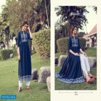 MASKEENJI PRESENT MONSOON NX RAYON DESIGNER KURTI WITH PANT