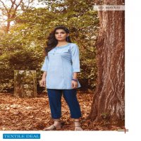 MAYREE INDIA ELISHA VOL 2 SLUB RAYON EMBROIDERY SHORT TOPS