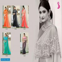 MINTORSI SASURAL VOL 2 CHIFFON SAREE WITH PONCHO BLOUSE