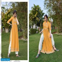 Maskeen Nazneen Vol-2 Wholesale Heavy Reyon Hand Work Kurtis With Plazzo