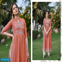 Maskeen Nazneen Vol-2 Wholesale Heavy Reyon Hand Work Kurtis With Plazzo