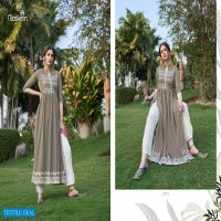 Maskeen Nazneen Vol-2 Wholesale Heavy Reyon Hand Work Kurtis With Plazzo
