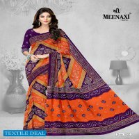 Meenaxi Bandhani Cotton Sarees Wholesale Formal Sarees