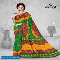 Meenaxi Bandhani Cotton Sarees Wholesale Formal Sarees