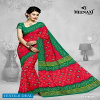 Meenaxi Bandhani Cotton Sarees Wholesale Formal Sarees