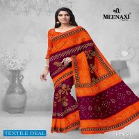 Meenaxi Bandhani Cotton Sarees Wholesale Formal Sarees