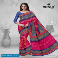 Meenaxi Bandhani Cotton Sarees Wholesale Formal Sarees