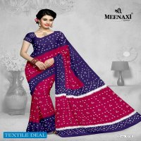 Meenaxi Bandhani Cotton Sarees Wholesale Formal Sarees