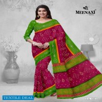 Meenaxi Bandhani Cotton Sarees Wholesale Formal Sarees