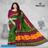 Meenaxi Bandhani Cotton Sarees Wholesale Formal Sarees
