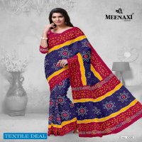 Meenaxi Bandhani Cotton Sarees Wholesale Formal Sarees