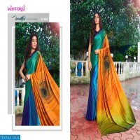Mintorsi Mor Pankh Satin Digital Printed Saree Wholesaler