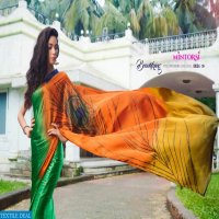 Mintorsi Mor Pankh Satin Digital Printed Saree Wholesaler