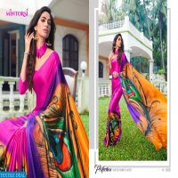 Mintorsi Mor Pankh Satin Digital Printed Saree Wholesaler