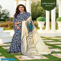 Mintorsi Peacock Collection Vol-4 Wholesale Silk jacquard Fabrics Sarees