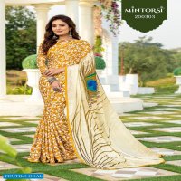 Mintorsi Peacock Collection Vol-4 Wholesale Silk jacquard Fabrics Sarees