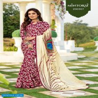 Mintorsi Peacock Collection Vol-4 Wholesale Silk jacquard Fabrics Sarees