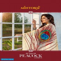 Mintorsi Peacock Collection Vol-4 Wholesale Silk jacquard Fabrics Sarees