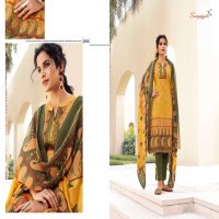NUSHRAT VOL 3 BY SURYAJYOTI SATIN COTTON PRINTED LADIES SUITS