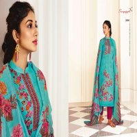 NUSHRAT VOL 3 BY SURYAJYOTI SATIN COTTON PRINTED LADIES SUITS