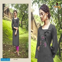 Nitisha Viva Vol-5 Wholesale embroidery Work Kurtis Collection