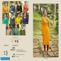 Nitisha Viva Vol-5 Wholesale embroidery Work Kurtis Collection