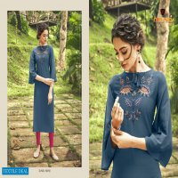 Nitisha Viva Vol-5 Wholesale embroidery Work Kurtis Collection