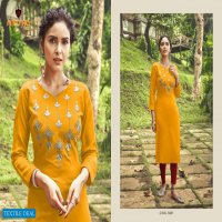 Nitisha Viva Vol-5 Wholesale embroidery Work Kurtis Collection