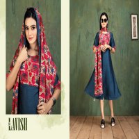 PATANG VOL 13 BY KINTI RAYON NEW STYLE KURTI WITH STROLL SUPPLIER